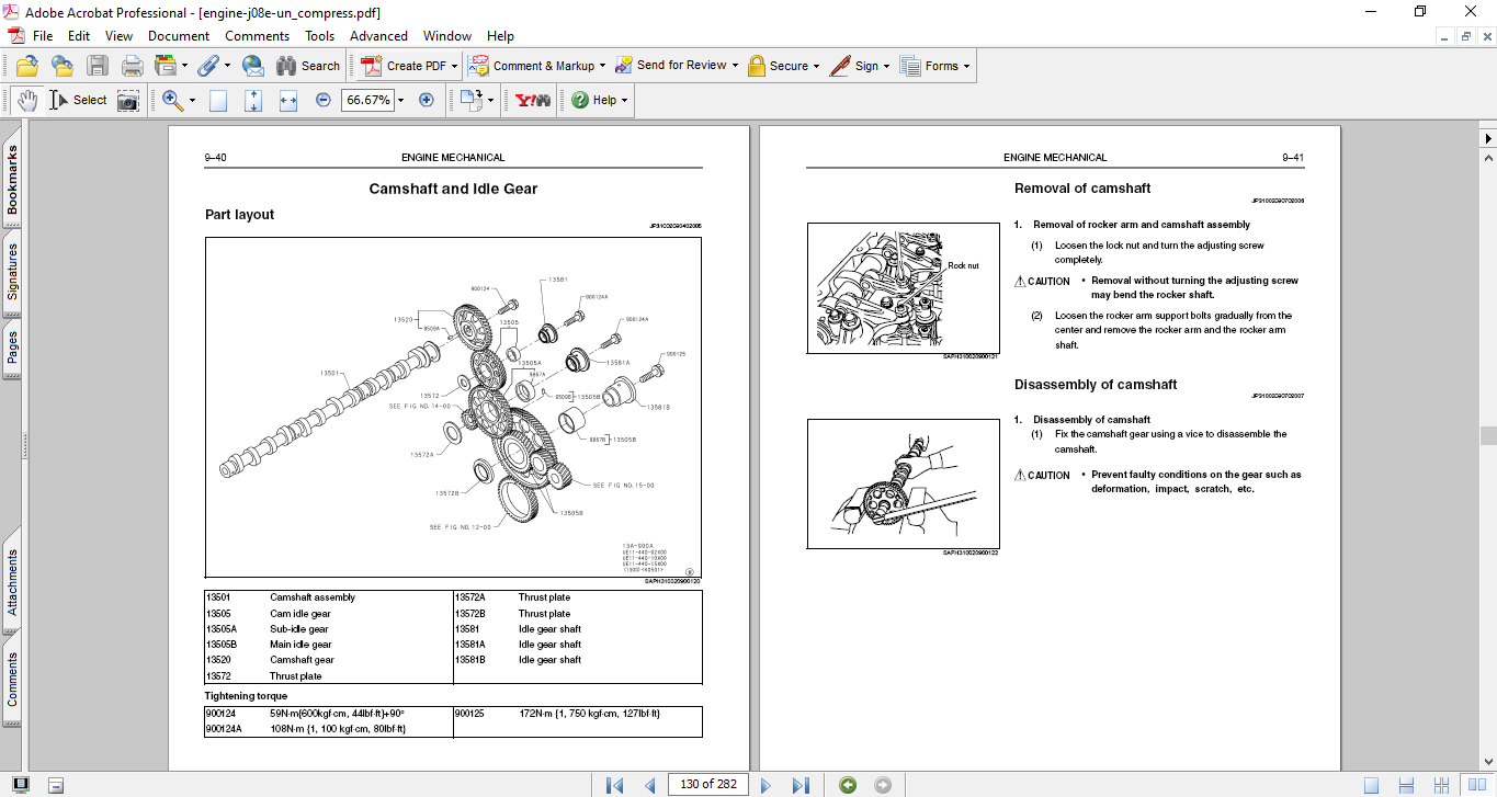 Hino J08E-UN Engine Workshop Repair Manual - Image 5