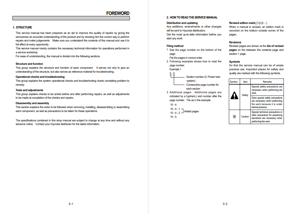 Hyundai HL750 Wheel Loader Service Repair Manual - Image 4