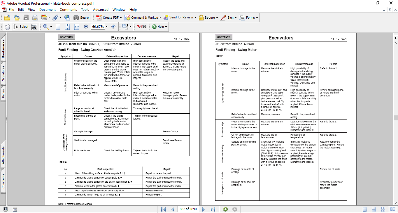 JCB Genaral Service Data Book - Image 3