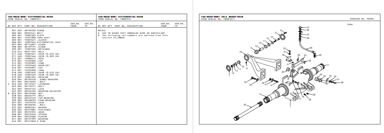 Terex TR100 Mining Truck Parts Manual - Image 4
