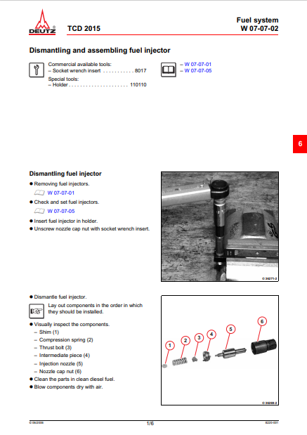 Deuts Engine TCD 2015 Workshop Repair Manual - Image 6