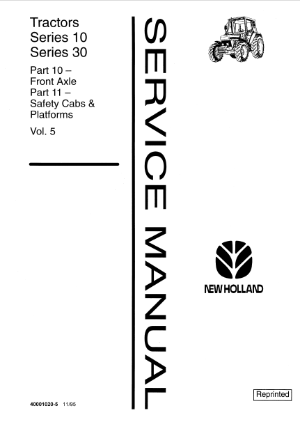 Ford Series 10 and Ford Series 30 Tractor Service Repair Manual - Image 8