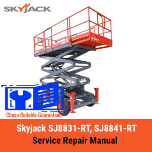 Skyjack SJ8831-RT and SJ8841-RT service repair manual cover for maintenance and troubleshooting