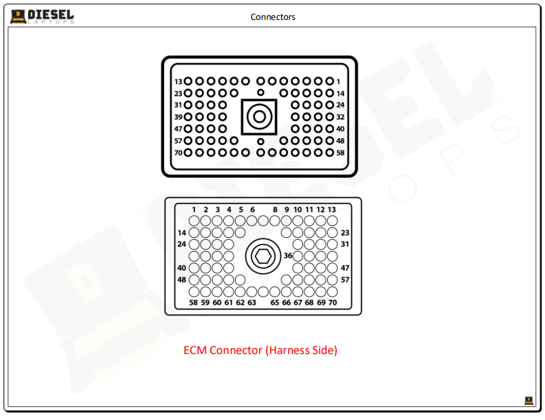 Caterpillar 3126B and Caterpillar 3126E Engine Complete Electrical Circuit Diagram - Image 3