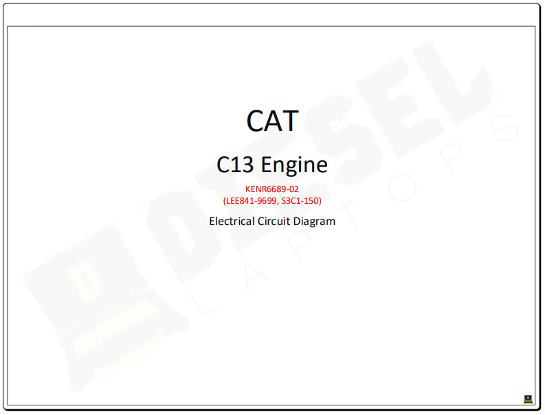 Caterpillar C13 Engine Complete Electrical Wiring Diagrams - Image 3