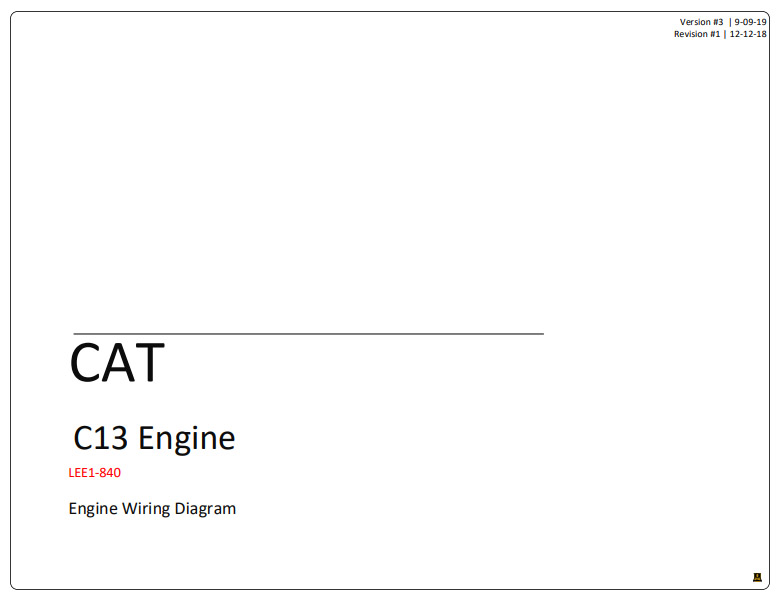 Caterpillar C13 Engine Complete Electrical Wiring Diagrams - Image 4