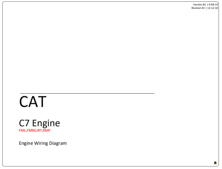 Caterpillar C7 Engine Complete Electrical Wiring Diagrams - Image 4