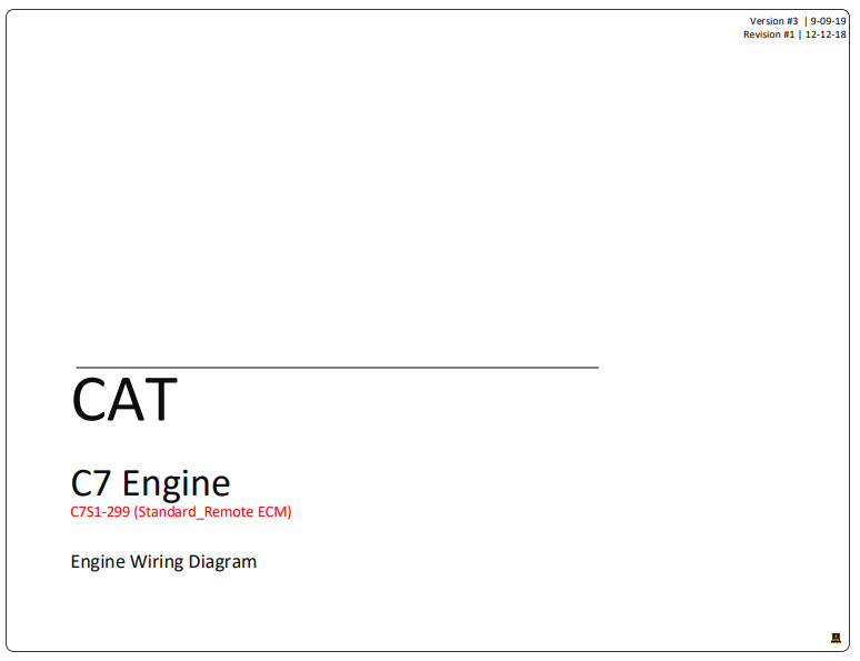 Caterpillar C7 Engine Complete Electrical Wiring Diagrams - Image 6