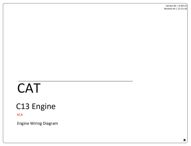 Caterpillar C13 Engine Complete Electrical Wiring Diagrams - Image 5
