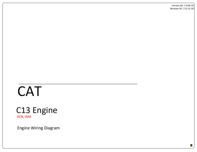Caterpillar C13 Engine Complete Electrical Wiring Diagrams - Image 8