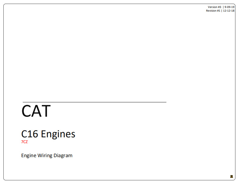 Caterpillar C16 Engine Complete Electrical Wiring Diagrams - Image 2