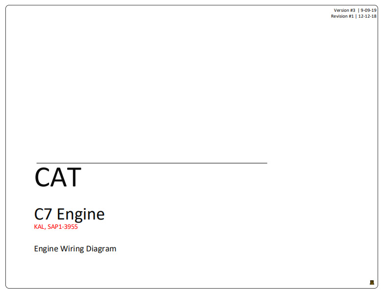 Caterpillar C7 Engine Complete Electrical Wiring Diagrams - Image 8