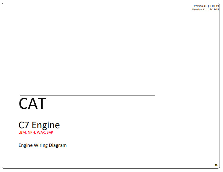 Caterpillar C7 Engine Complete Electrical Wiring Diagrams - Image 9