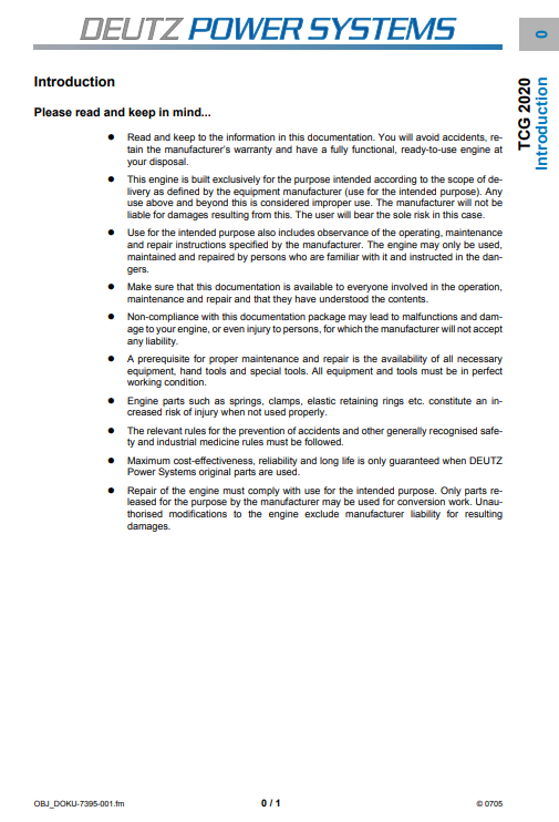 Deutz TCG 2020 v12 Engine Workshop Repair Manual - Image 3