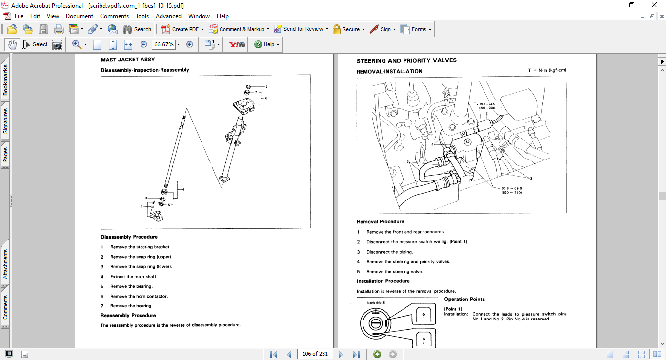Toyota Forklift 8 Series Electrical Wiring Diagrams - Image 3