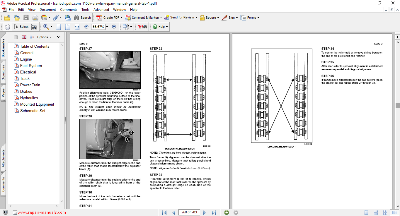 Case 1150K Crawler Dozer Service Repair Manual - Image 3