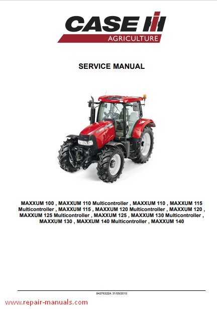 Case Maxxum Series Tractor Service Repair Manual - Image 2