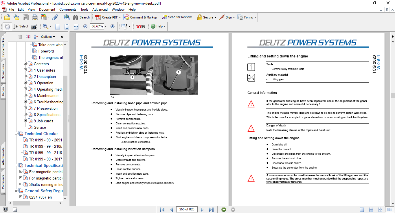Deutz TCG 2020 v12 Engine Workshop Repair Manual - Image 5