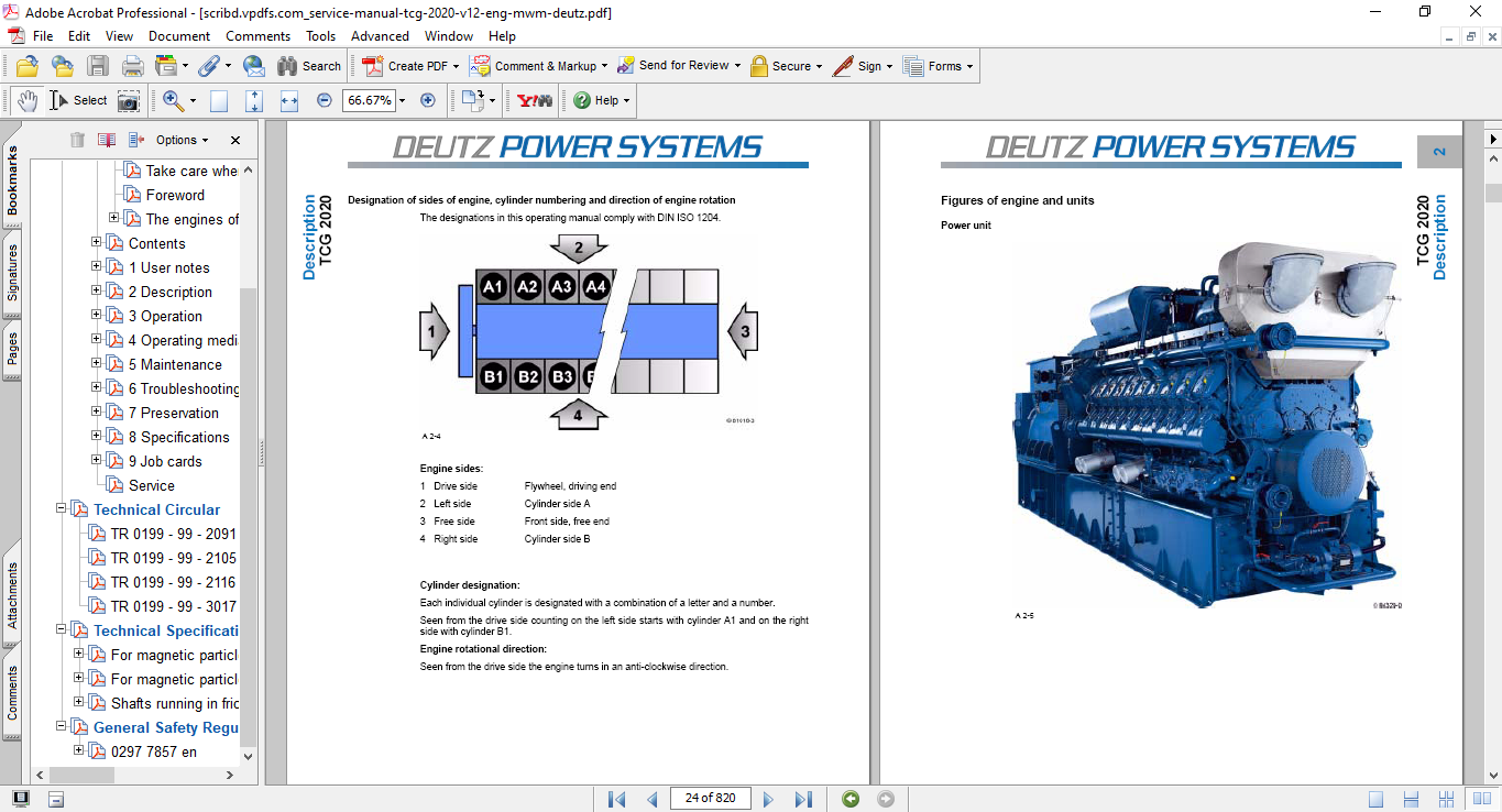 Deutz TCG 2020 v12 Engine Workshop Repair Manual - Image 6
