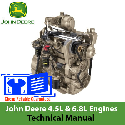 John Deere technical manual for 4.5L and 6.8L diesel engines, detailing maintenance and operational guidelines