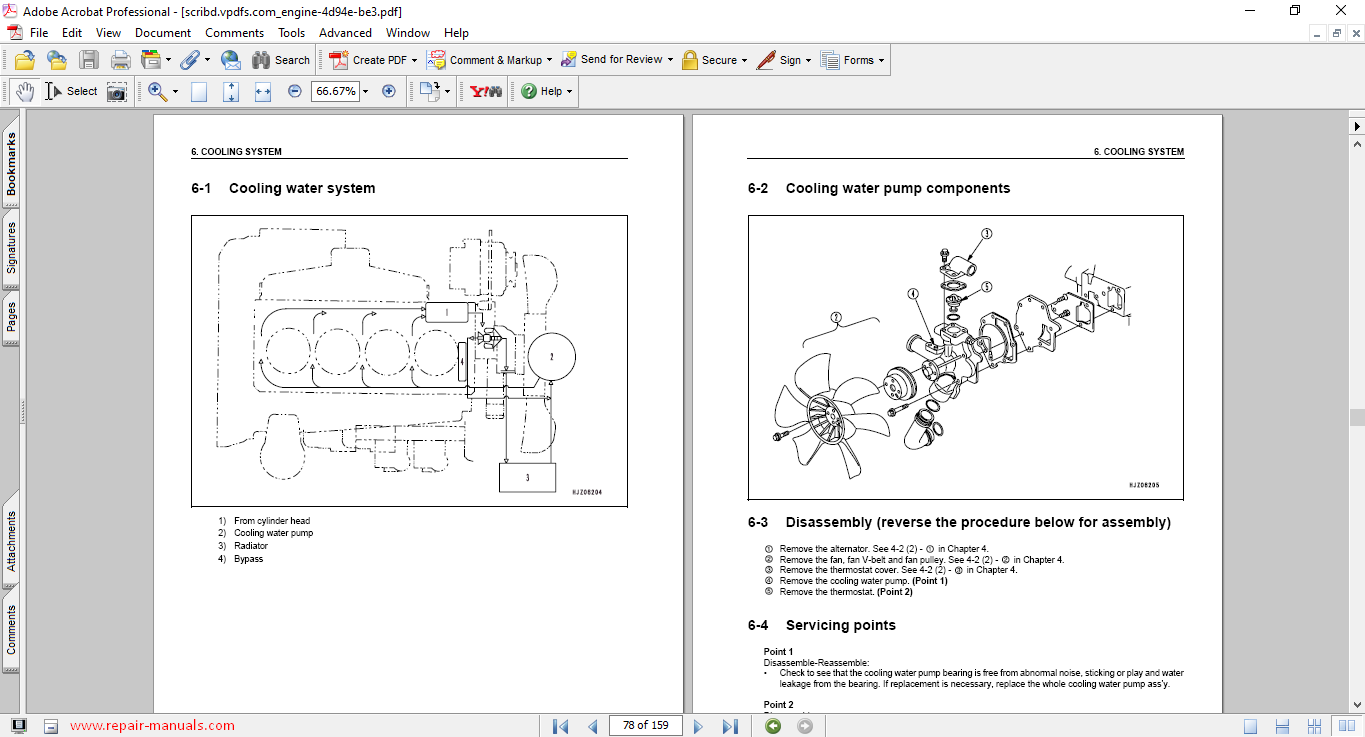 Komatsu 4D92E, Komatsu 4D94LE, Komatsu 4D98E Diesel Engine Workshop Repair Manual - Image 4