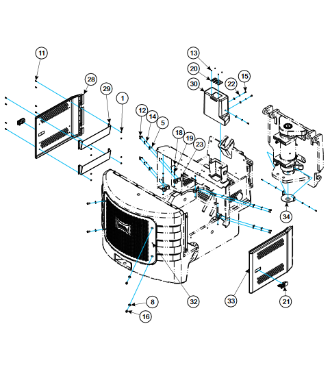Bendi B40i4 Narrow Aisle Forklift Parts Manual - Image 6
