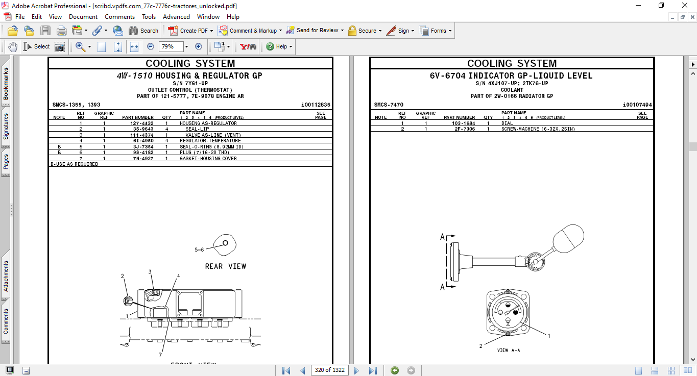 Caterpillar 777C , Caterpillar 776C Tractor Parts Manual - Image 3