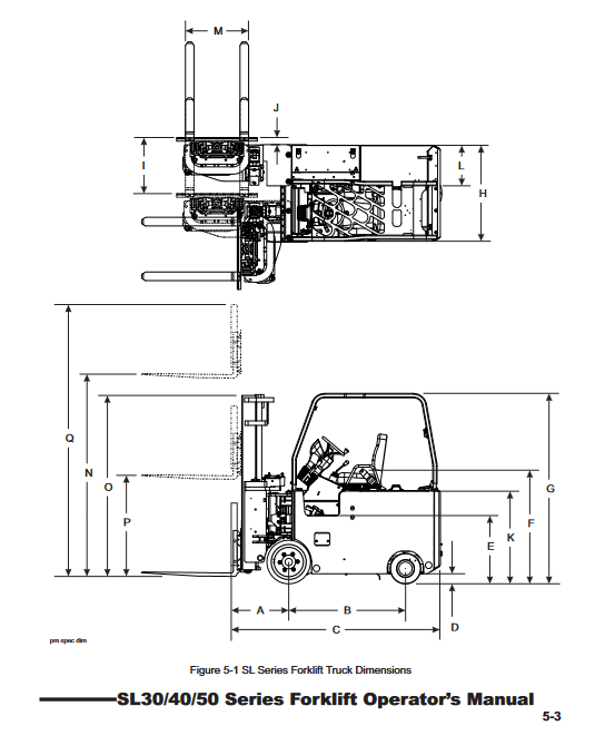 Drexel SL30, Drexel SL40, Drexel SL50 Forklift Operators Manual - Image 6