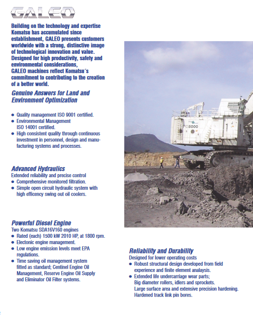 Komatsu PC8000-6 Excavator Workshop Repair Manual - Image 5