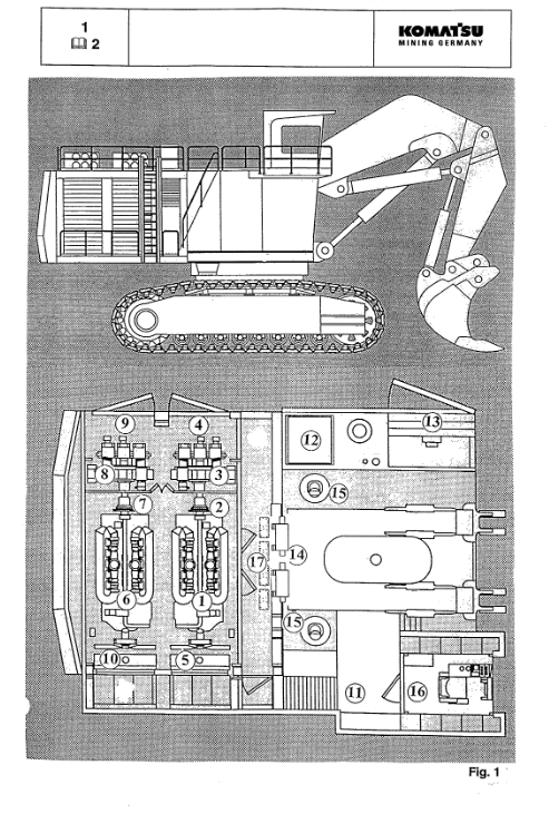 Komatsu PC8000 Mining Shovel Service Repair Manual - Image 3