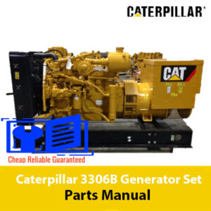 Parts manual for Caterpillar 3306B Generator Set, showcasing diagrams and specifications for maintenance and repairs