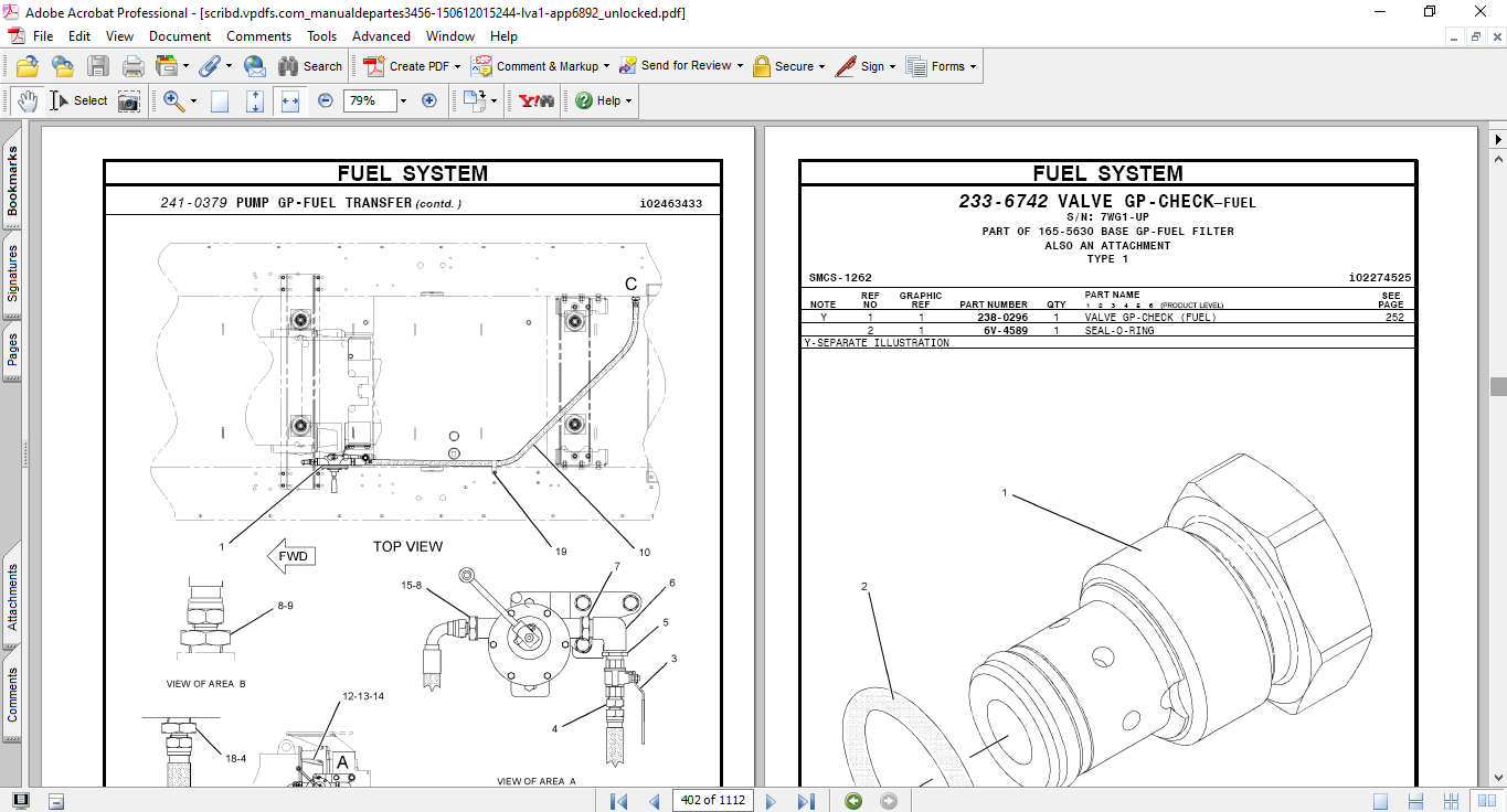 Caterpillar 3456 Generator Set Parts Manual - Image 3