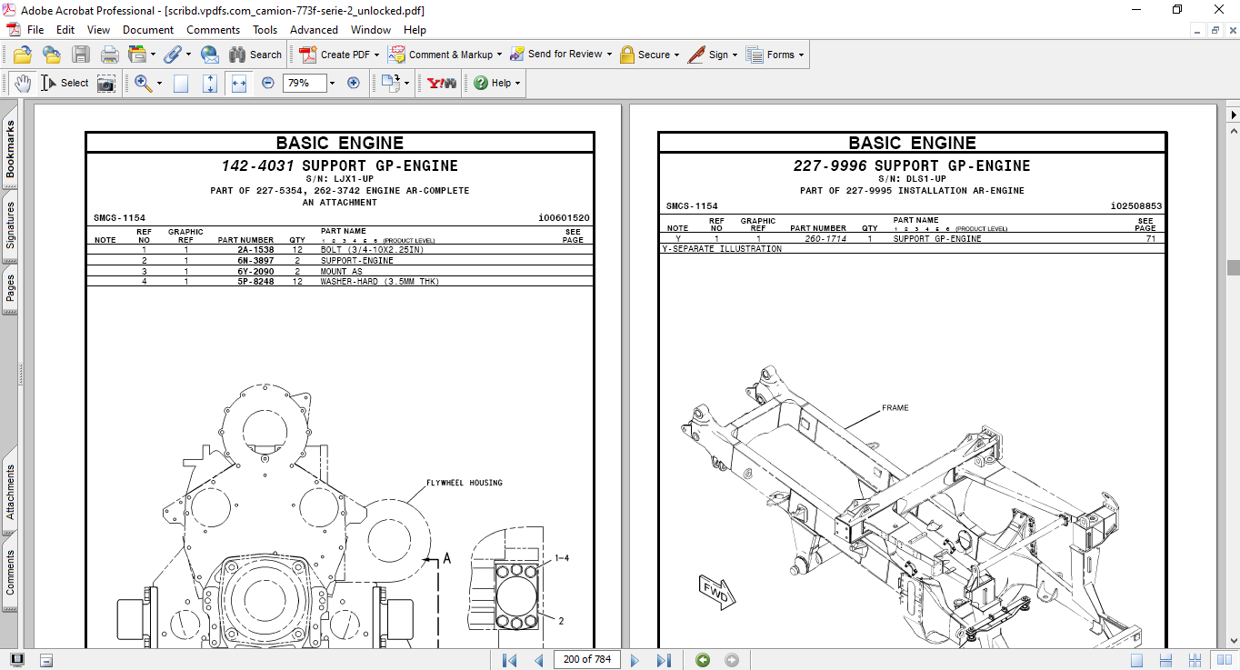 Caterpillar 773f Off-Highway Truck Parts Manual - Image 3