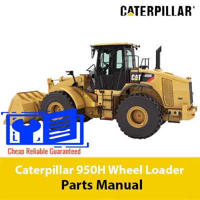 Parts manual for Caterpillar 950H Wheel Loader, showcasing diagrams and specifications for efficient maintenance and repairs