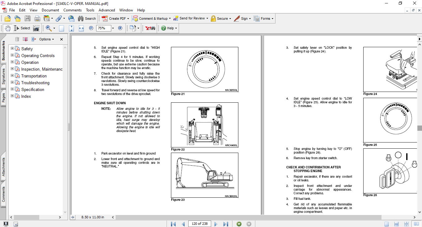 Daewoo Solar 340LC-V Operation and Maintenance Manual - Image 3