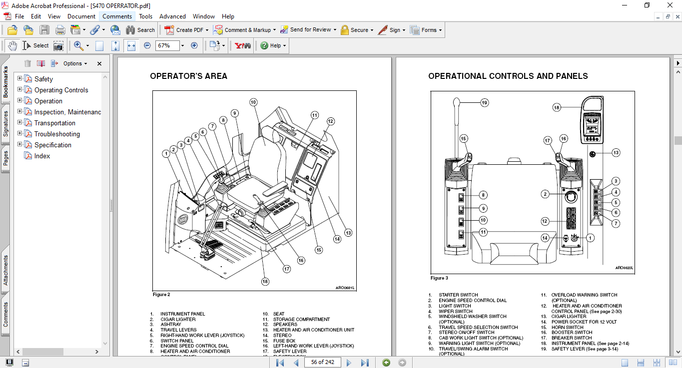 Daewoo Solar 470LC-V Operation and Maintenance Manual - Image 3