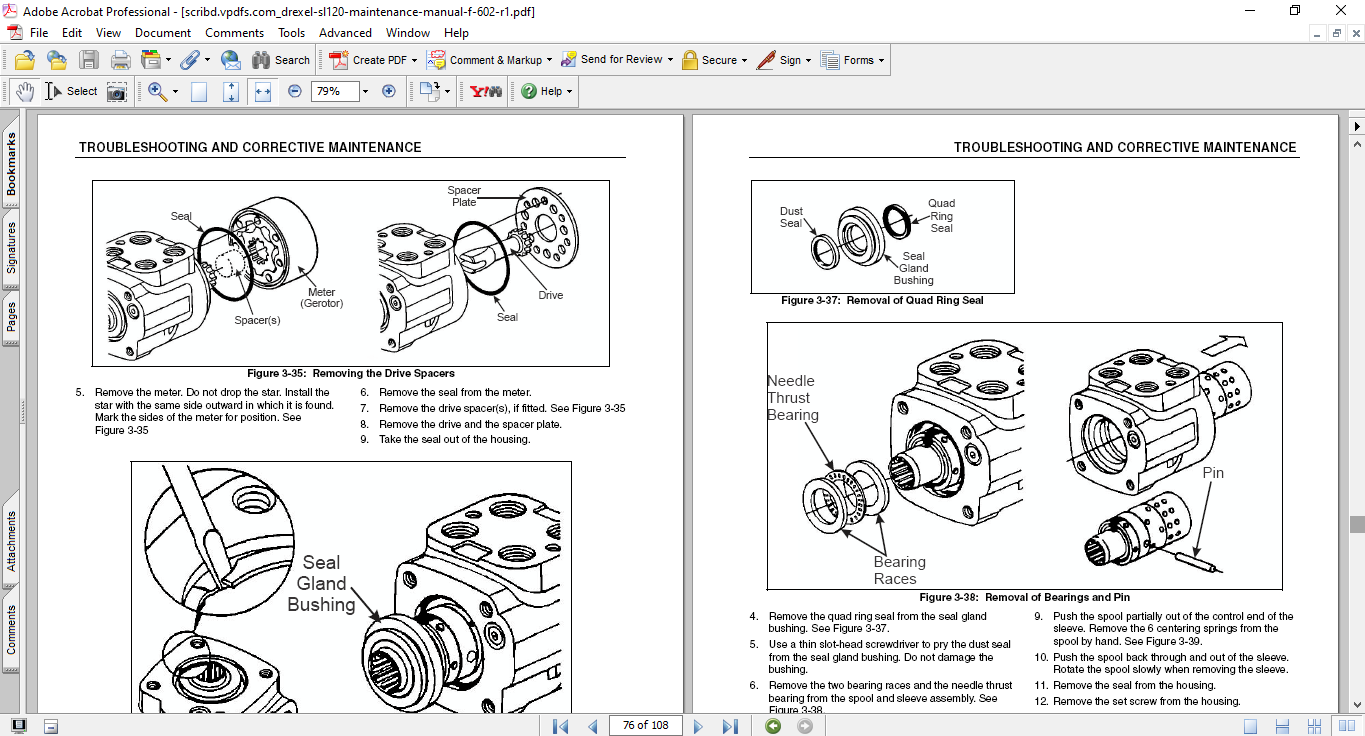 Drexel SL120 Series Forklift Maintenance Manual - Image 4