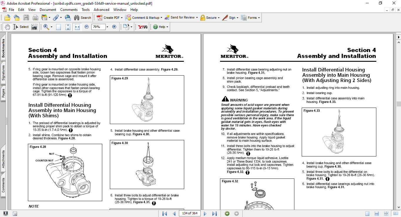 JLG 534D-9, JLG 534D-10 Telehandler Service Repair Manual - Image 5