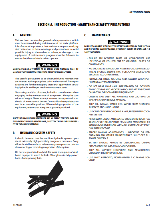 JLG 600S, JLG 600SJ, JLG 660SJ Telescopic Boom Lift Service & Maintenance Manual - Image 3