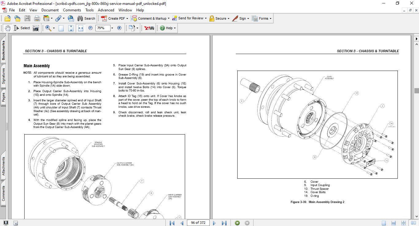 JLG 800S, JLG 860SJ Telescopic Boom Lift Service & Maintenance Manual - Image 5