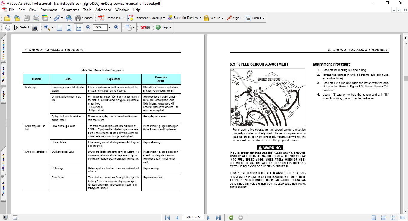 JLG E450A, JLG E450AJ, JLG M450A, JLG M450AJ Service and Maintenance Manual - Image 4
