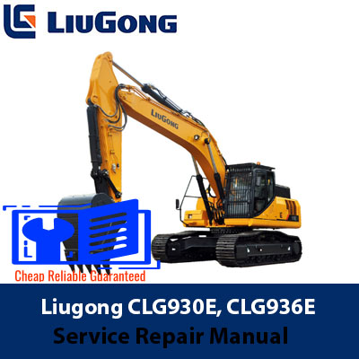 Comprehensive service manual for Liugong CLG930E and CLG936E excavators, including repair and maintenance guidelines