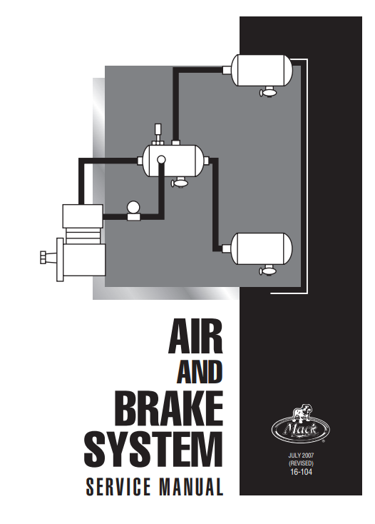 Mack Air Brakes System Service Repair Manual - Image 2