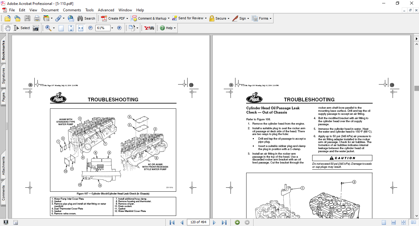 Mack Aset AI, AMI Diesel Engine Service Repair Manual - Image 3