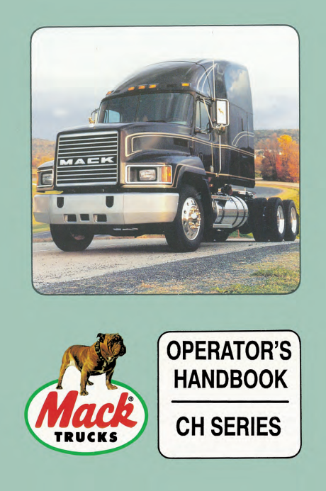 Mack Truck 1995 CH Series Operators Manual - Image 2