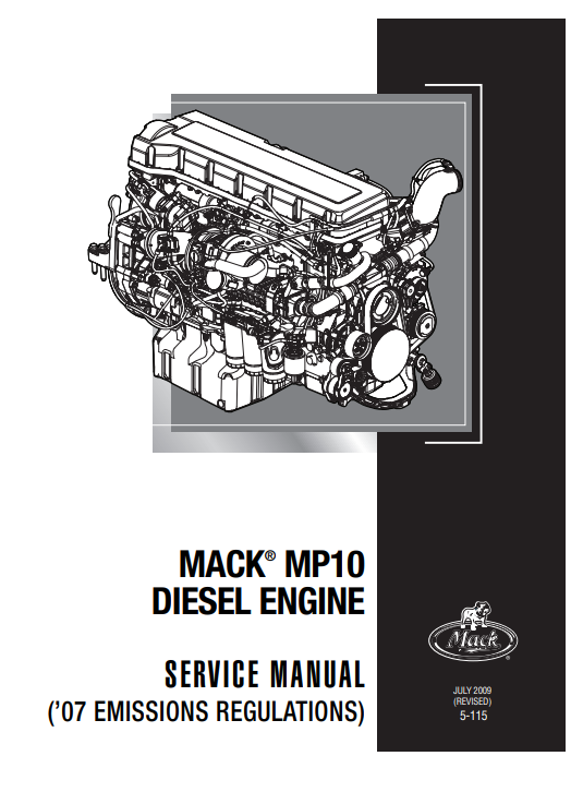 Mack MP10 Diesel Engine Service Repair Manual - Image 2