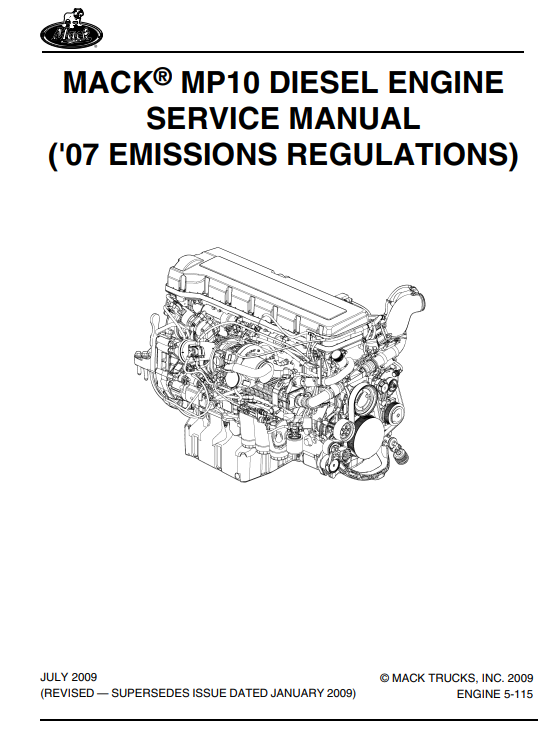 Mack MP10 Diesel Engine Service Repair Manual - Image 6