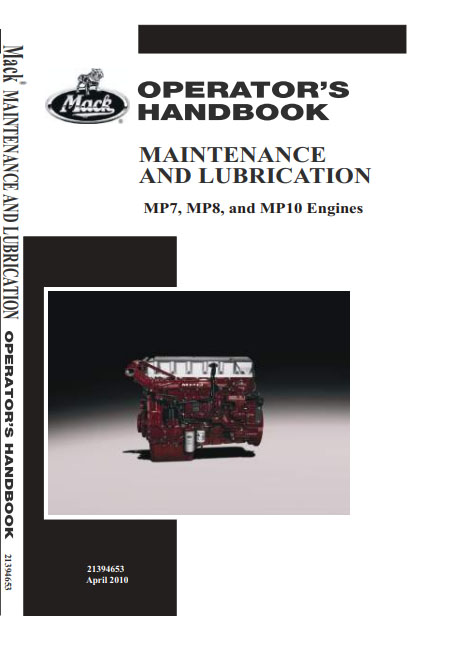 Mack MP7, Mack MP8, and MP10 Engines Operator's Manual - Image 3