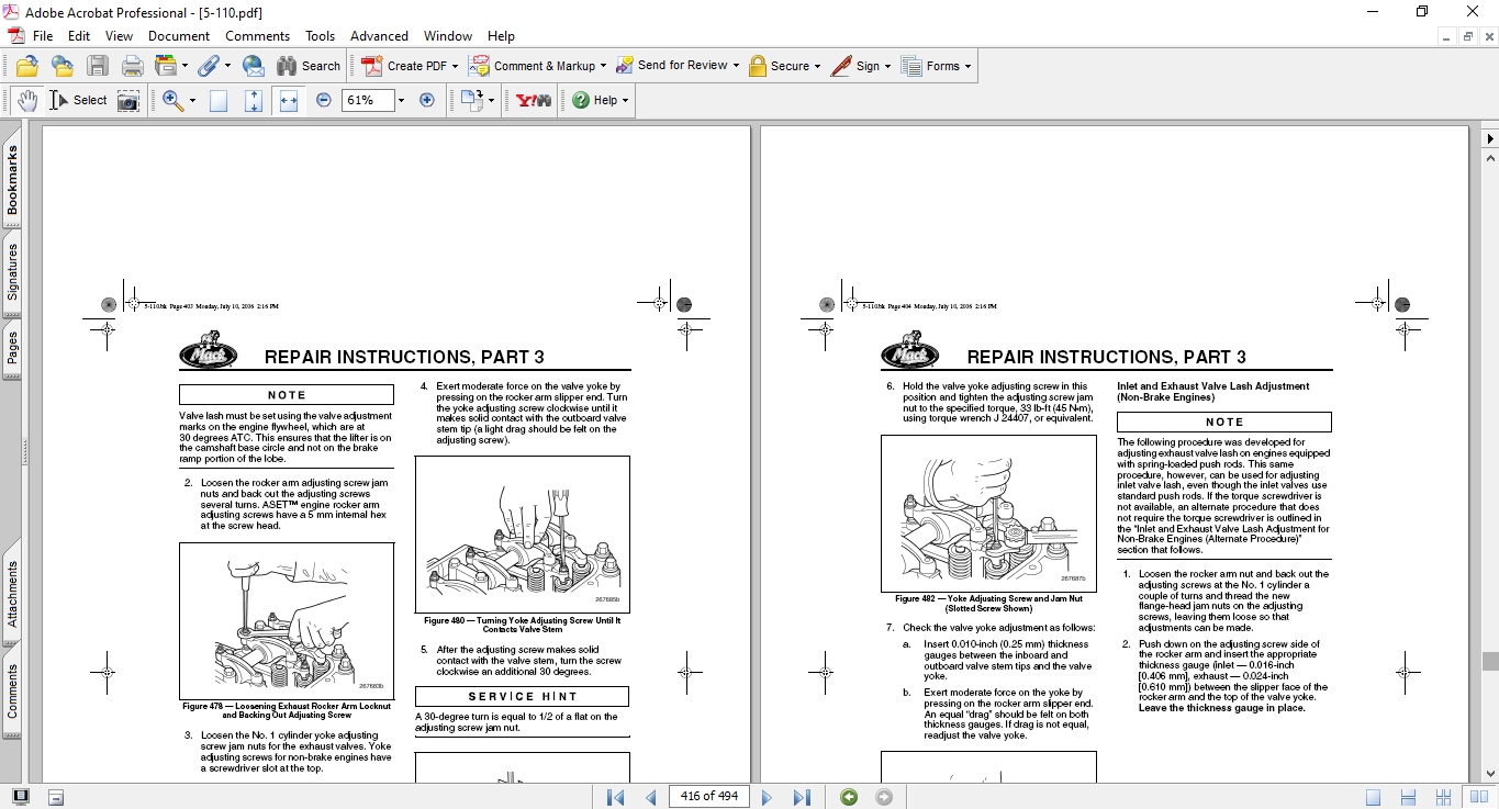 Mack Aset AI, AMI Diesel Engine Service Repair Manual - Image 5