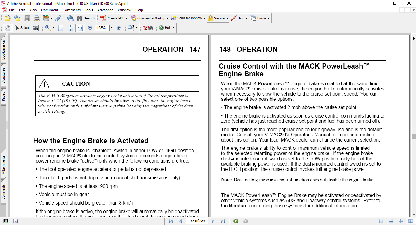 Mack Truck 2010 US Titan (TD700 Series) Operator's Manual - Image 3